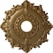 Ekena Millwork Riley Ceiling Medallion (Fits Canopies up to 4 5/8"), 18"OD x 3 1/2"ID x 1 1/2"P, Pale Gold CM18RLPAS - alternate 1